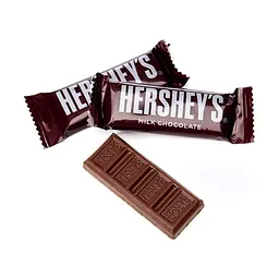 Шоколадні цукерки Hershey's Milk Chocolate Snack Size Bars 293г - мініатюра 5