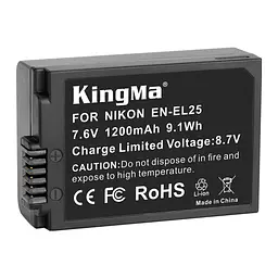 Акумулятор для Nikon EN-EL25 (KingMa) 1200 mAh