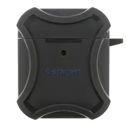 Футляр із карабіном Spigen DuraPro Flex Airpods 1/ Airpods 2 Grey (35267_3345635)