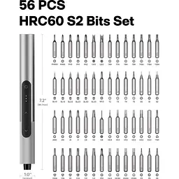 Електровикрутка з комплектом біт HOTO SNAPBLOQ Screwdriver Kit 56pcs S-A01 Black [152853] - мініатюра 3