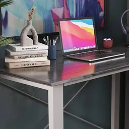 Письмовий стіл Ferrum-decor Драйв 750x1200x600 Сірий метал ДСП Сосна Кембра 16 мм (FRD-103117) - мініатюра 4