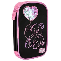 Пенал шкільний з LED Yes Pink Bear PH-35 - мініатюра 2