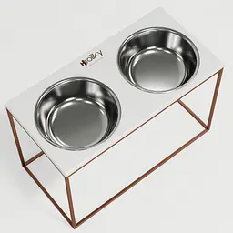 Hollky Base XXL40 — миски на підставці для дуже великих собак (2 × 2,8 л) - мініатюра 9