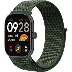 Ремінець ArmorStandart Nylon Loop для Xiaomi Mi Band 8 Pro/9 Pro / Redmi Watch 4/5 Green (ARM73978) [145810]