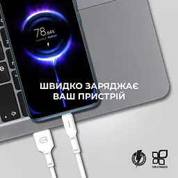 Кабель ArmorStandart AR12 Lightning 3A 1m White (ARM59531) - мініатюра 3