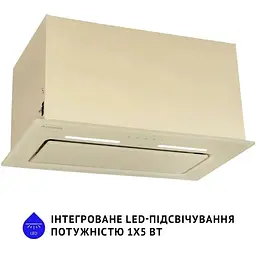 Витяжка вбудована Minola HBI 6873 IV Glass 1200 LED Line - мініатюра 6