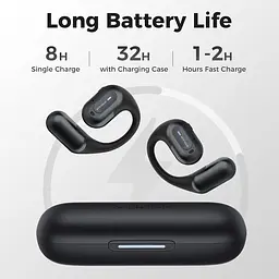 Відкриті Bluetooth-навушники BNARQP 5.3 зі стереозвуком для спорту - мініатюра 4