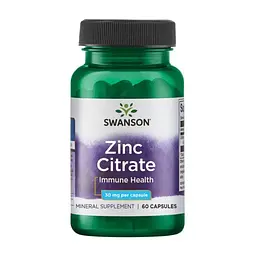 Цинк цитрат Zinc Citrate 30 mg 60 капс