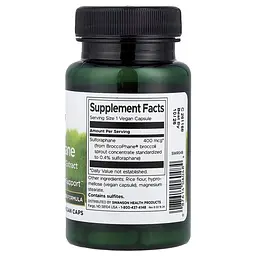 Амінокислота Sulforaphane 400 mg, 60 вегакапсул Swanson vit0003876 - мініатюра 3