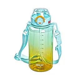 Пляшка для води спортивна 1 л з мундштуком і ремінцем, м'ятний Yiwu HP-14-31M - мініатюра 6