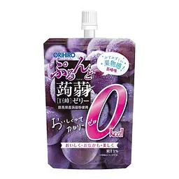 ORIHIRO Purunto Konjac Jelly питне безкалорійне конняку-желе (виноград Кьохо), 130 г