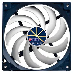 Вентилятор TITAN TFD-14025H12ZP/KE(RB) Black - мініатюра 3