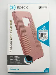 Протиударний чохол-бампер Speck Presidio Grip Samsung Galaxy S9 (5.8") Pink Glitter - мініатюра 2