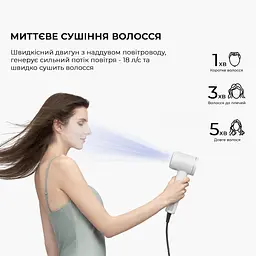 Фен для волосся Jimmy F7 White - мініатюра 3