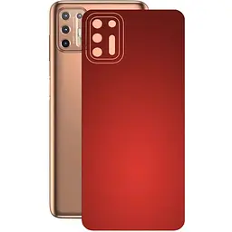 Защитная пленка StatusSKIN для Motorola Moto G9 Plus Корпус Винил красная матовая