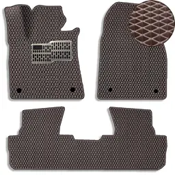 3D EVA Килимки у салон EVA для Lexus RX 350 2009-2015 з підп'ятником Коричневі 5 шт