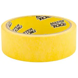 Стрічка малярська Mastertool 30 мм х 20 м жовта (в упаковці 9 шт.)