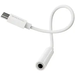 Перехідник Borofone BV13 Type-C to 3.5 Digital audio converter White - мініатюра 4