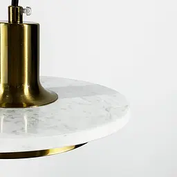Підвіс Lumina із білим мармуровим плафоном LED в стилі Ар-деко Line.F SC 2/1 WH - мініатюра 6