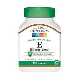 Вітаміни та мінерали 21st Century Vitamin E 400 IU, 110 капсул