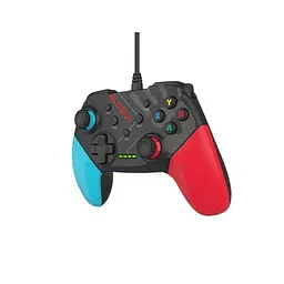 Геймпад Bloody GP30 для ПК, PS3, Switch та Android, USB чорно-червоно-синій 1.8 м - мініатюра 2