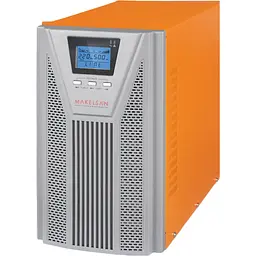 ДБЖ з правильною синусоїдою Makelsan Online PowerPack Se-2kVA-LCD, 2000VA (1800Вт), 48В, Вбудована батарея 12V 7Ah х 4 шт, (414x144x214), 17.5кг, Q1