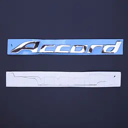 Емблема напис Accord 220 x 21 мм Цілісний напис / скотч 3M