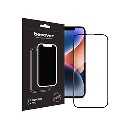 Скло захисне BeCover Apple iPhone 15 Pro Max Black (710594)