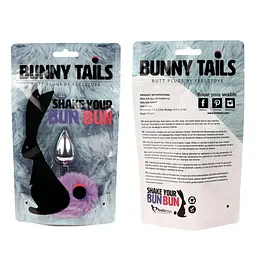 Анальна пробка FeelzToys - Bunny Tails Butt Plug Purple - миниатюра 3