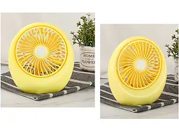 Портативний вентилятор настільний "DianDi Mini Fan SQ1978" Жовтий, usb вентилятор акумуляторний (ST) - мініатюра 6