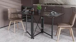 Стіл-книга трансформер Оріон 2 Ferrum-decor 750x1520x730 Чорний метал ДСП Венге Магія 16 мм (FRD-105428) - мініатюра 2