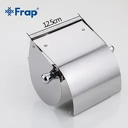 Тримач для туалетного паперу хром Frap F501 1/20 Хром - мініатюра 6