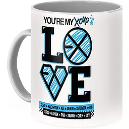 Кухоль GeekLand EXO XOXO LOVE CP 03.223.180 330 мл білий - мініатюра 3
