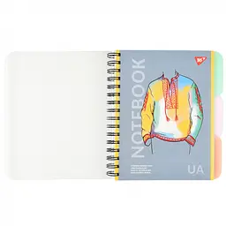 Зошит для записів Yes Notebook UA А5 144 аркуші пластикова обкладинка 3 шт. (681951)