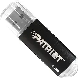 Флеш-накопичувач Patriot USB 2.0 Xporter Pulse 64GB Metal/Чорний - мініатюра 3