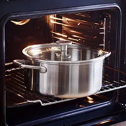 Каструля KitchenAid Multi-Ply Stainless Steel з кришкою 24 см 4.9 л (CC003260-001) - мініатюра 5