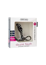 Стимулятор простати Shots Toys Divine Touch, 10.2 см (чорний) - мініатюра 2
