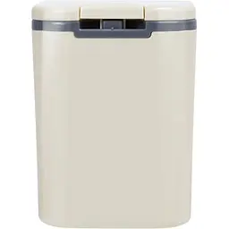 Відро для сміття MBM My Home з кришкою 2 л бежеве (BIN-06 2L BEIGE)