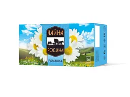 Чай фасований фруктовий та трав'яний Чайна Родина Ромашка 20 г (20 пак. x 1г) NEW
