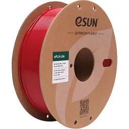 Пластик для 3D-принтера eSUN ePLA-LITE 1,75mm 1kg Red Fire Engine (EPLA-LITE-P175FR1) - мініатюра 2