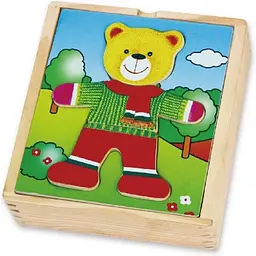 Дерев'яний ігровий набір Viga Toys Гардероб ведмедя (56401) - мініатюра 3