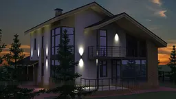 Світильник Brille фасадний E27 IP54 Black (AL-115/2) - мініатюра 7