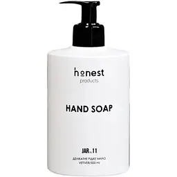 Делікатне рідке мило JAR №11 vetiver від honest products, 500мл