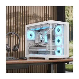 Корпус для ПК AeroCool P500C-G-WT-v1 White (ACCM-PN01043.21) - мініатюра 7