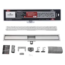 Лінійний трап Kroner KRP Eifel M60 Muster із сухим затвором (CV034165) - мініатюра 4