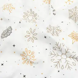 Дитяча постільна білизна фланель в ліжечко SNOWFLAKES CS4 COSAS (4822052480434) - мініатюра 8