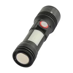 Ліхтар Quantum Adept 10W LED zoom +COB з USB (QM-FL1031) - мініатюра 2