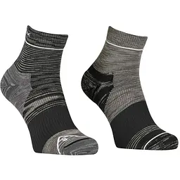 Шкарпетки чоловічі Ortovox Alpine Quarter Socks Men 45-47 Чорний-Сірий