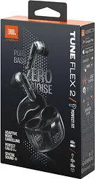Навушники JBL TWS Tune Flex 2 Ghost Black (JBLTFLEX2GBLK) - мініатюра 10