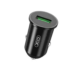 Автомобільний зарядний пристрій XO CC35 18W QC3.0 Car Charger Чорний